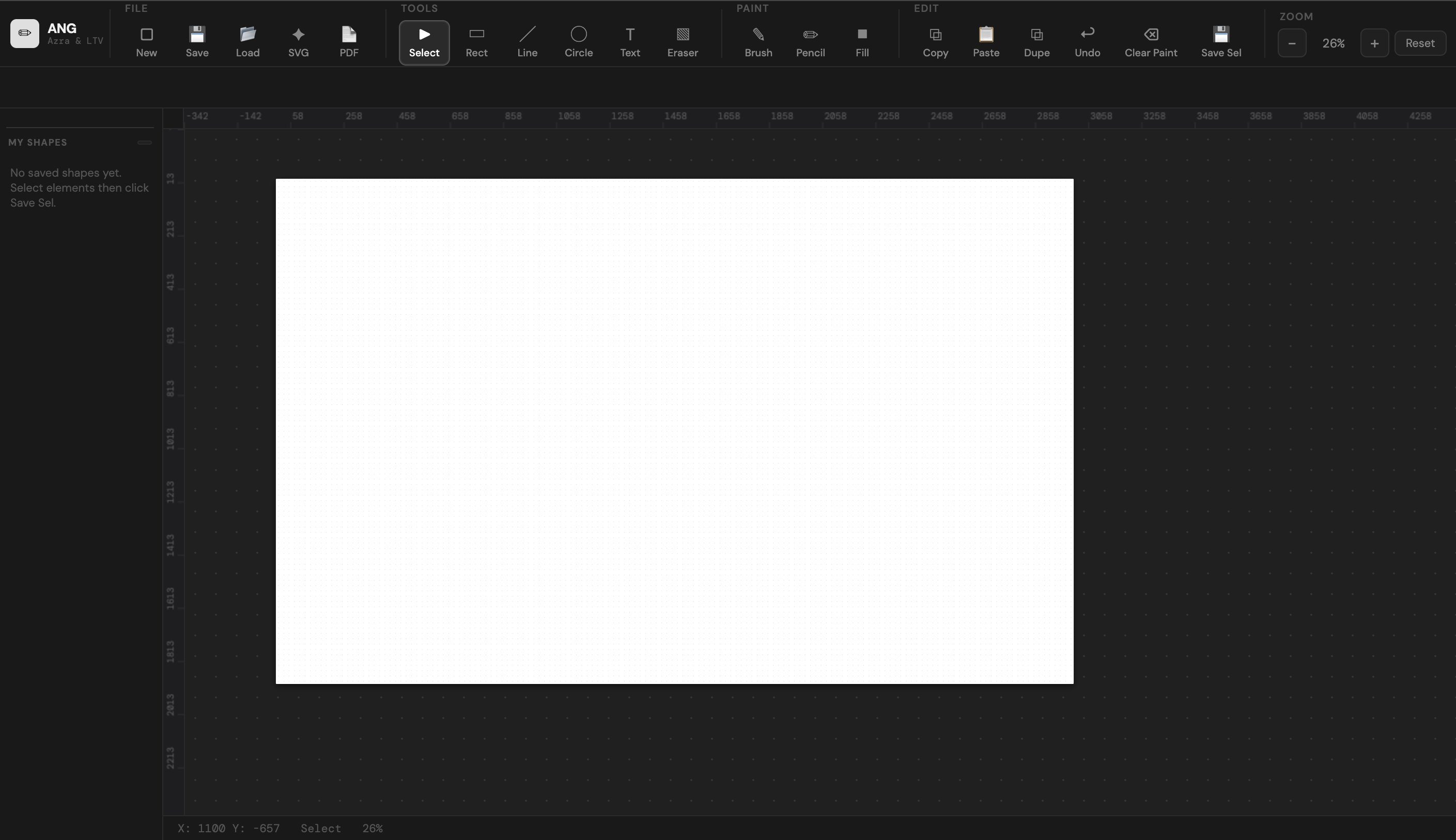 ANG App - Azra Tech drawing and design tool